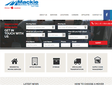 Tablet Screenshot of mackiegroup.com